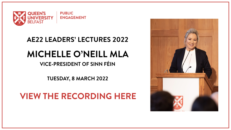 AE22 Michelle O'Neill recording slide