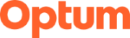 Optum Logo Orange/white background