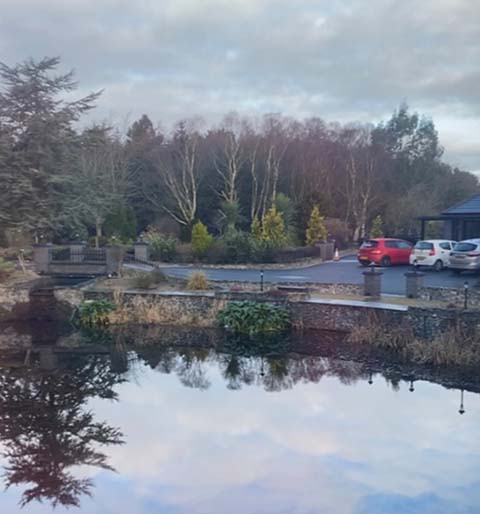 View from glamping pods at Cuan Mor