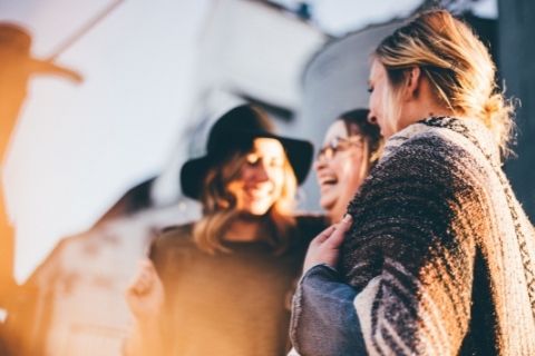 smiling group of women