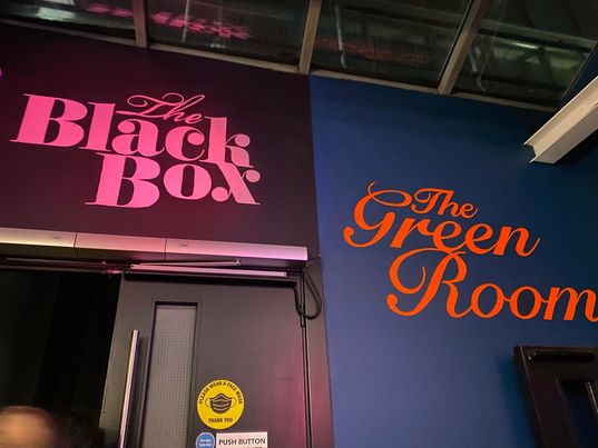The Black Box Signage