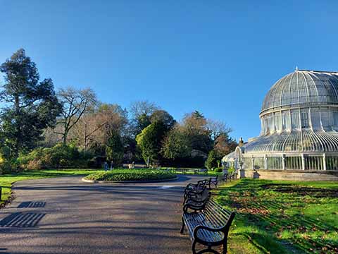 Palm house, Botanic gardens