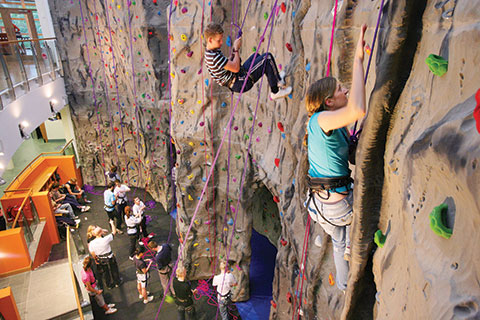 Climbing wall