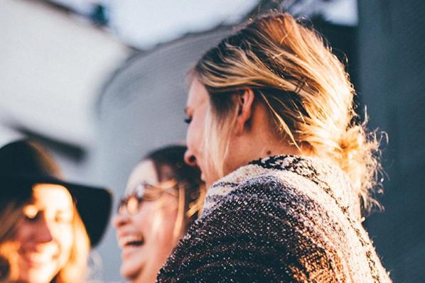 Group of women laughing