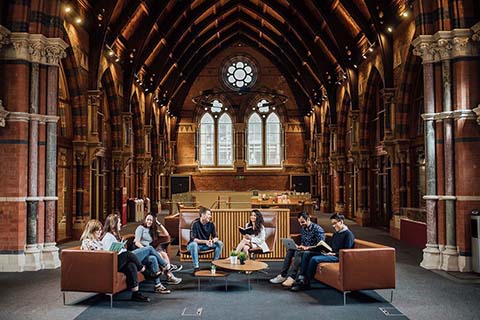 Students sitting in The Graduate School