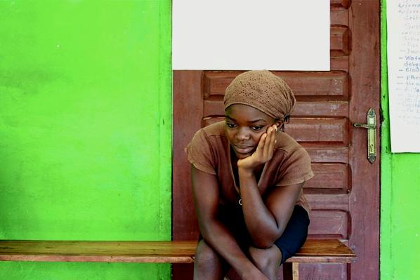 Girl in South Africa