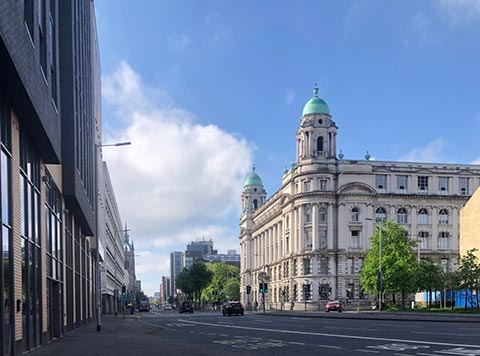 City Hall from the side