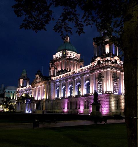 City Hall at night