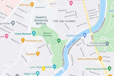 map of Belfast/Holylands