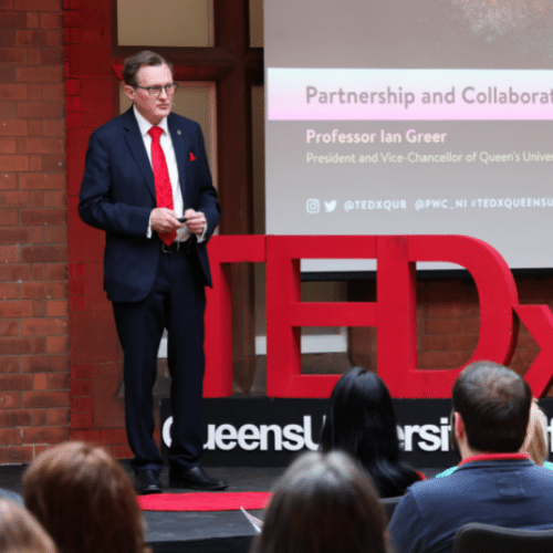 TEDx Ctrl+Alt+Del Speaker on Stage - Professor Ian Greer