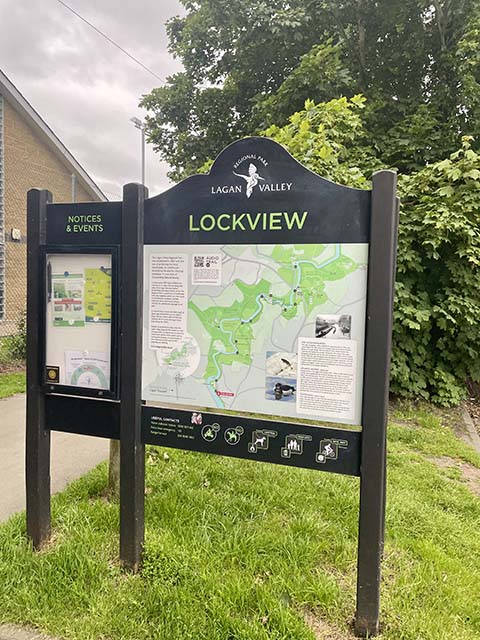 Lagan towpath sign