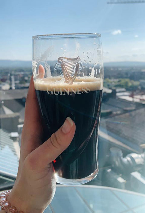 Pint of Guinness in Dublin