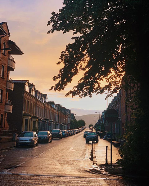 Belfast at dusk