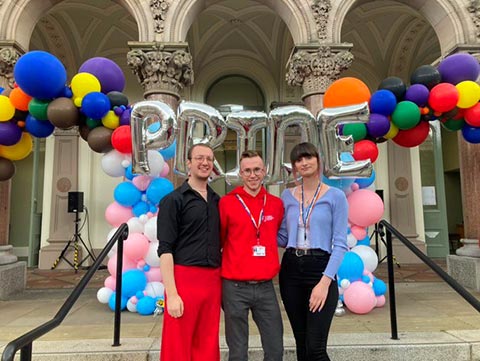 Pride picnic at Elmwood