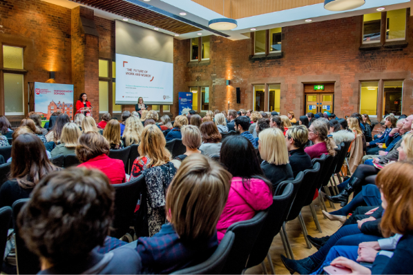 Members of the CEC attend a guest lecture in Riddel Hall