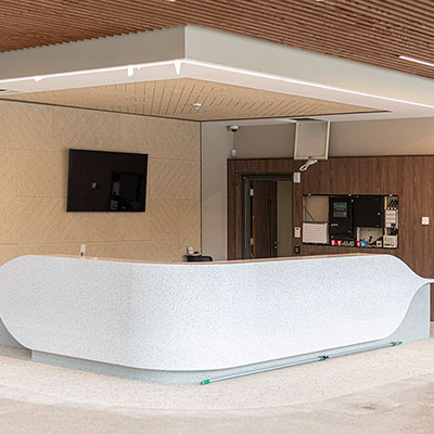 One Elmwood Reception desk