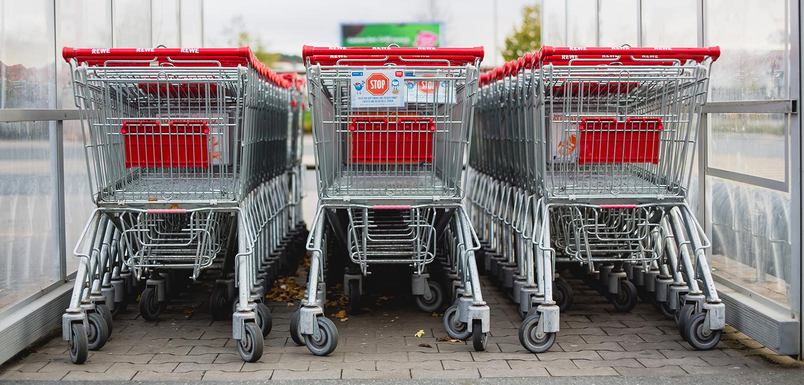 supermarket trolleys