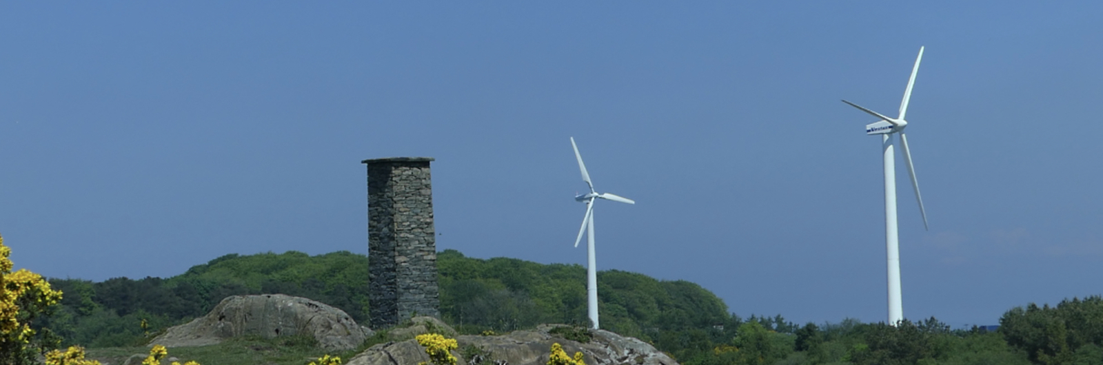 Wind turbines at the Lead Mines, Clandeboye