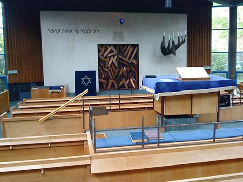 Belfast synagogue interior copyright Michael Black