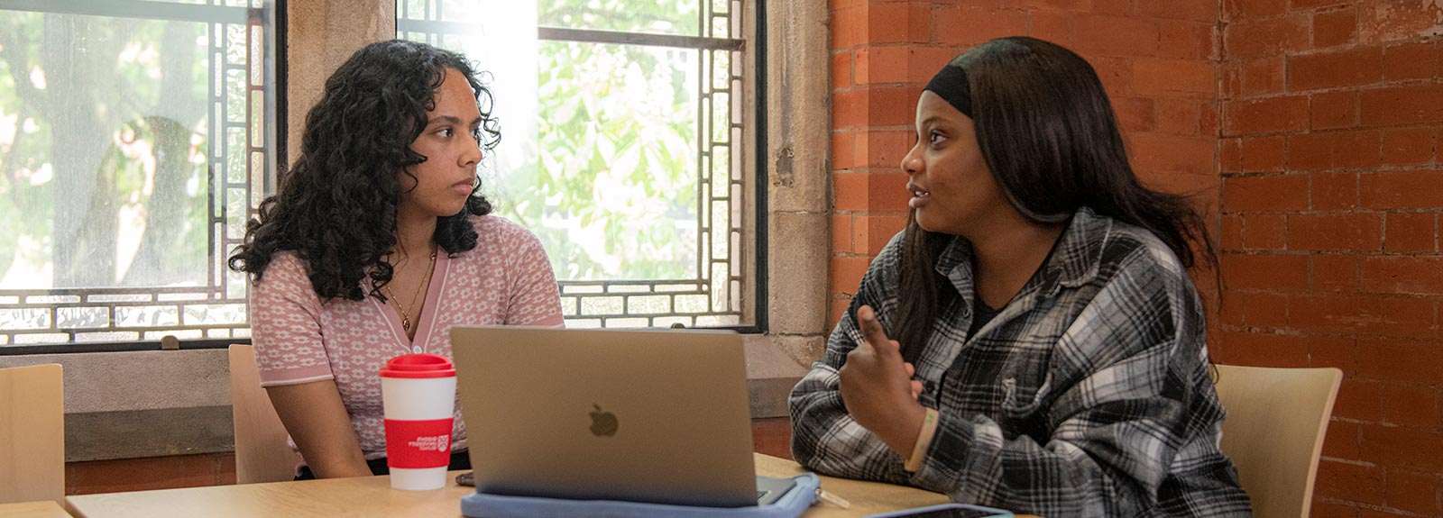 two students in the graduate school