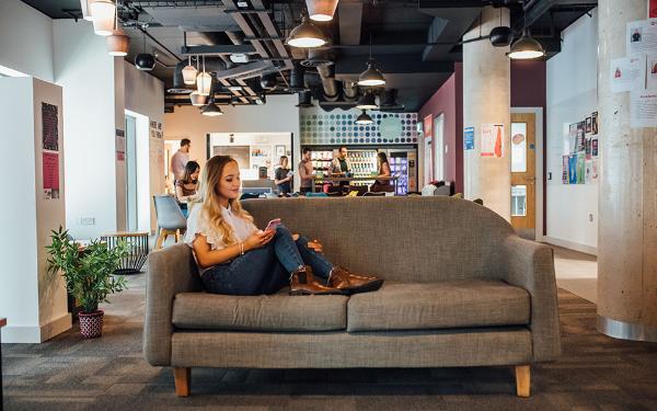 Catch up on your reading or relax in the shared spaces.