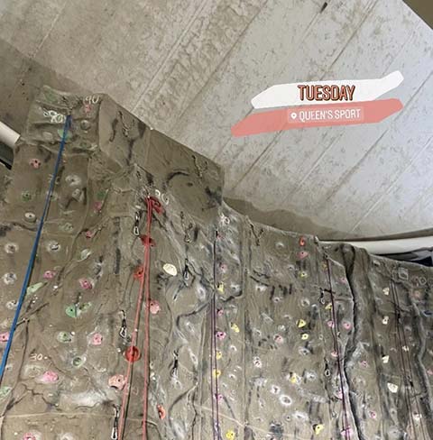 Climbing wall