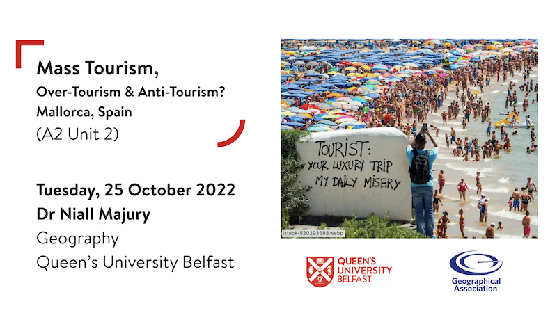 Geography talk 2: Niall Majury on Mass Tourism