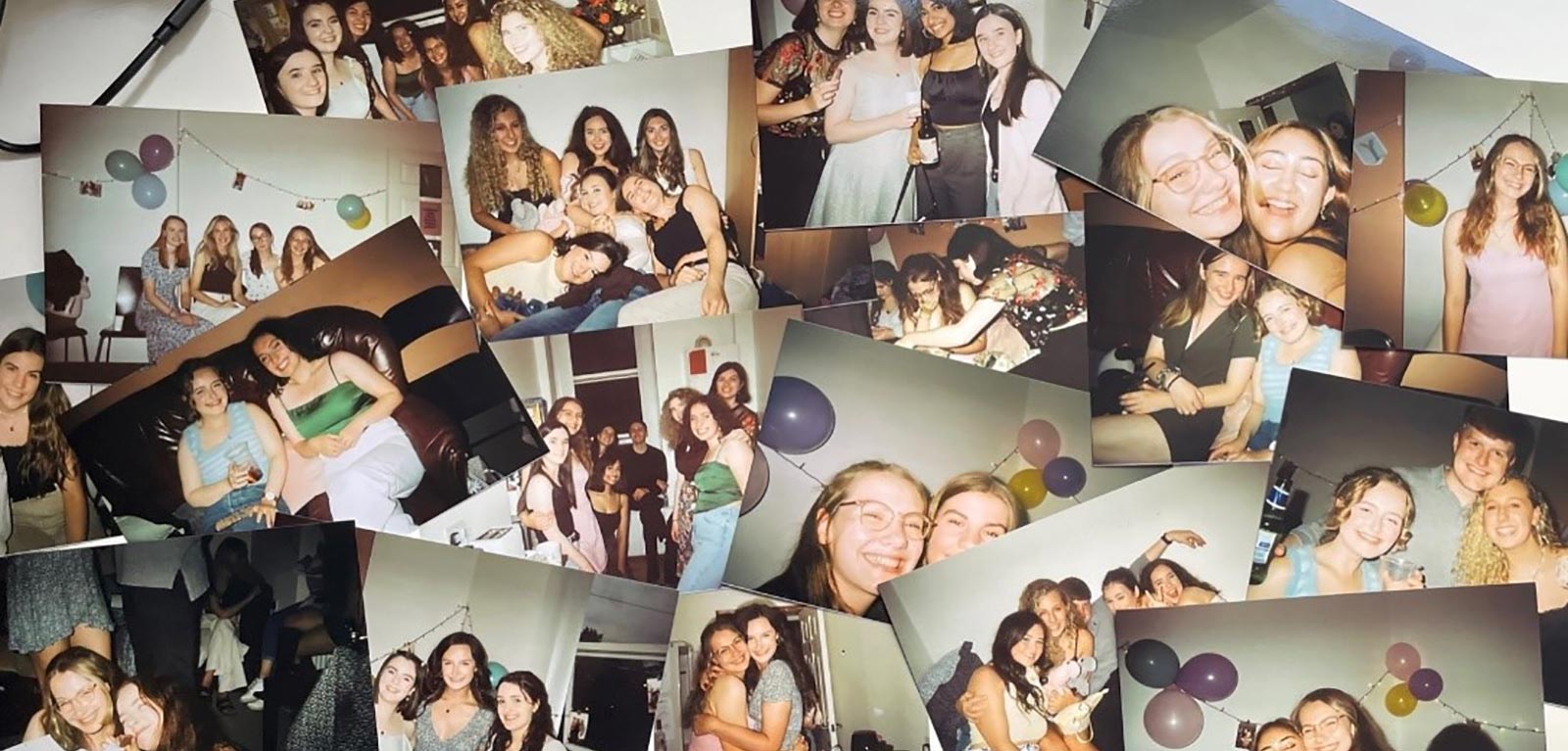 Photos of Kathryn and her friends