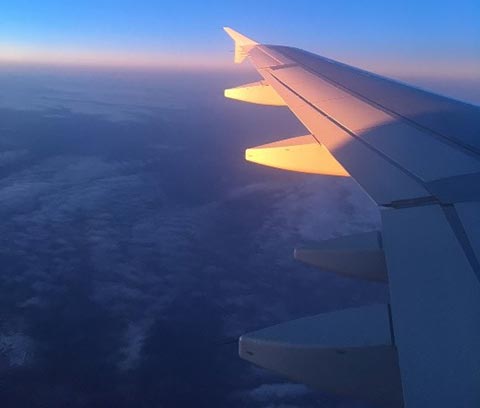 wing of a plane