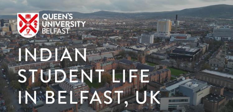 youtube thumbnail for Indian student life in Belfast