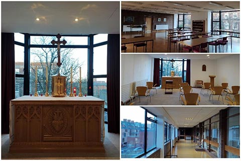 Prayer room in the Catholic Chaplaincy