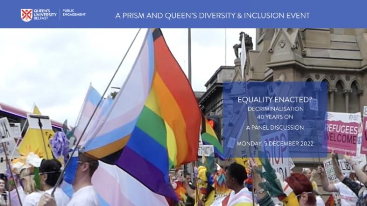 Equality Enacted event image: Rainbow Refugees march, Belfast Pride 2022