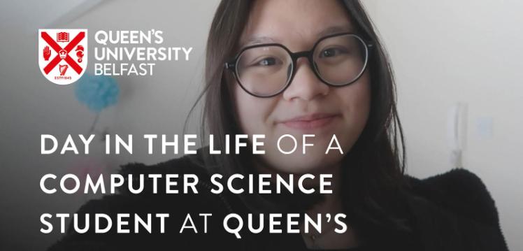Day in the life of a computer science student - youtube thumbnail