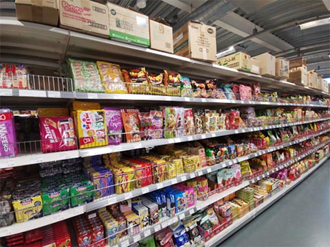 Aisles in the Asia Supermarket