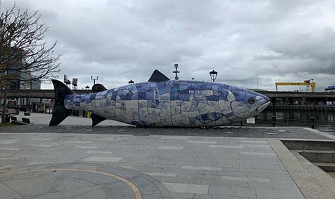 Big Fish sculpture Belfast