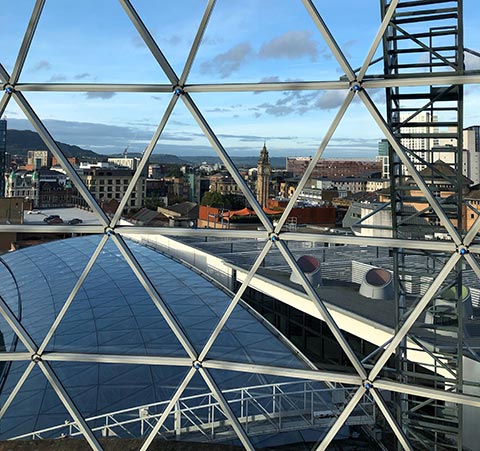 View from the top of Victoria Square