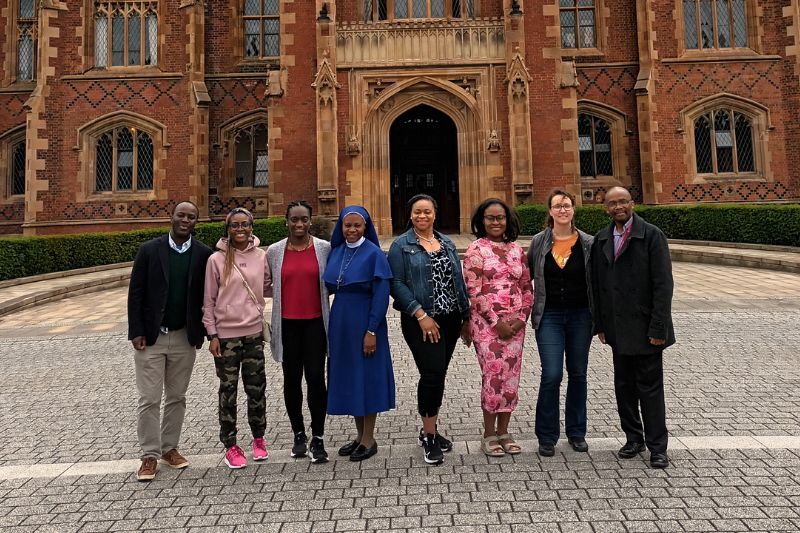 African Scholars Research Network in front of the Lanyon