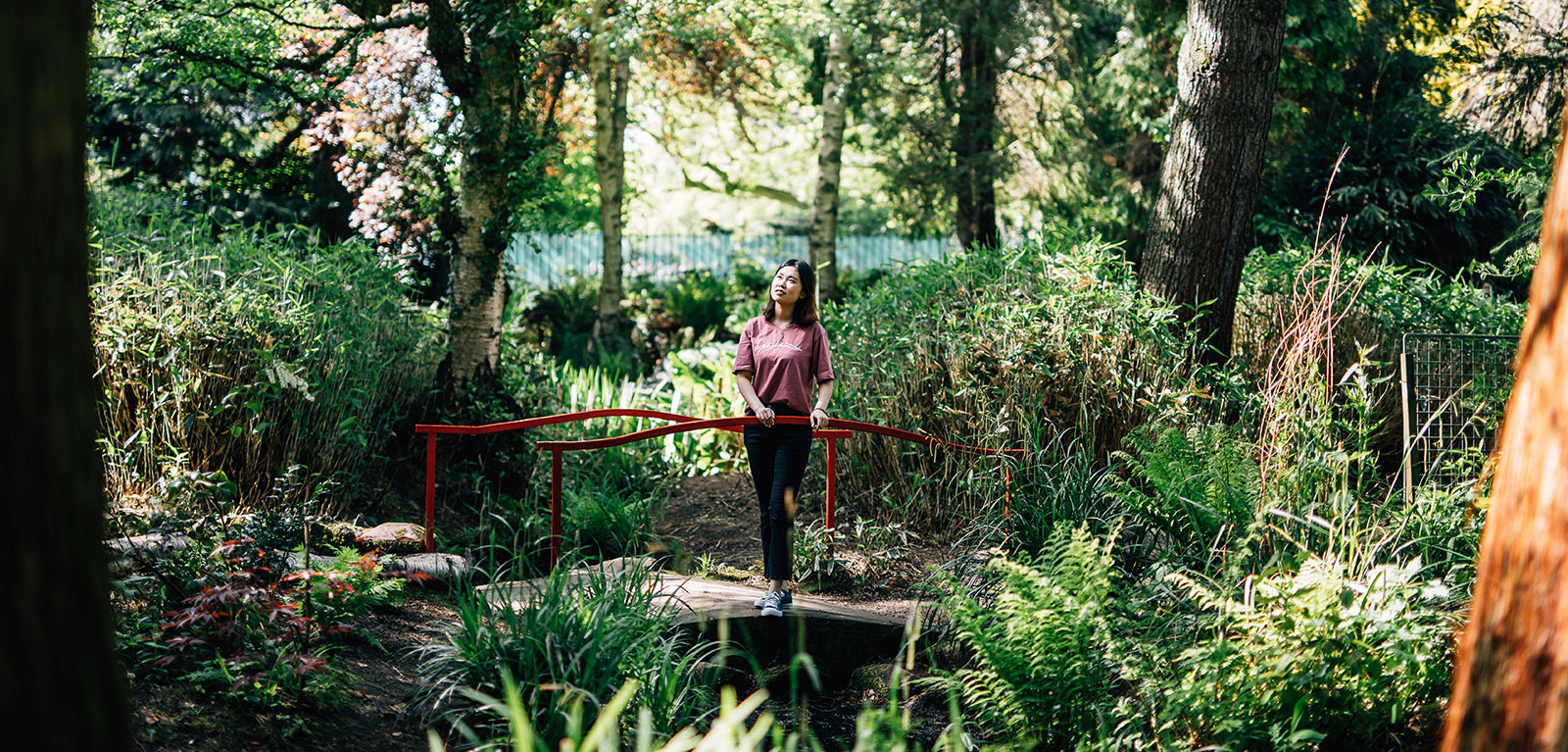 Lu in Botanic Gardens