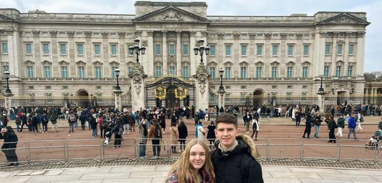 Charlotte at Buckingham Palace