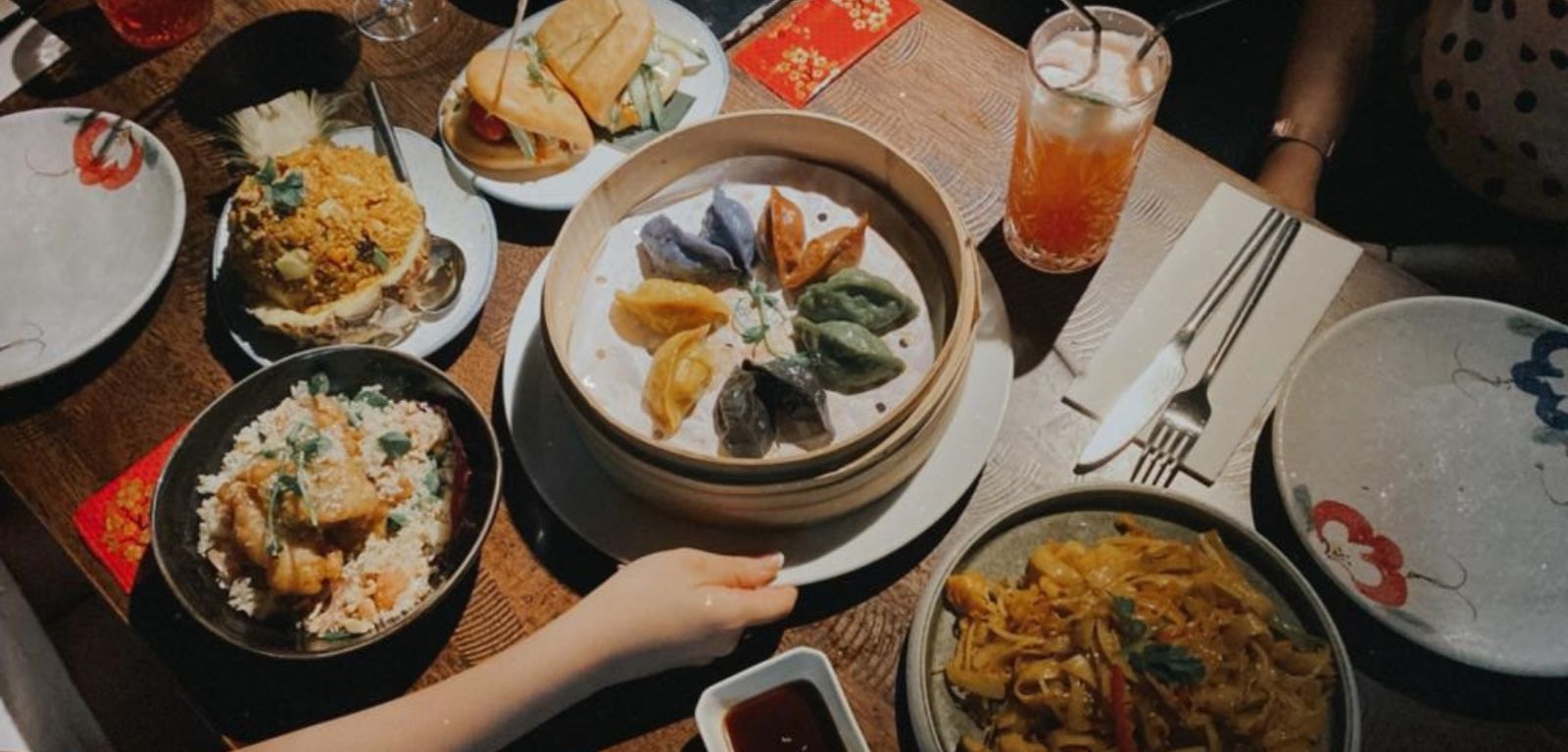 Dumplings and bao buns at the Dumpling Library