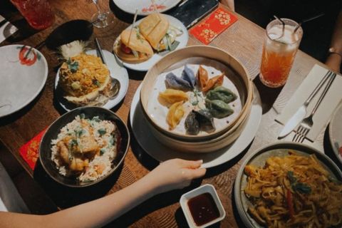 Dumplings and bao buns at the Dumpling Library