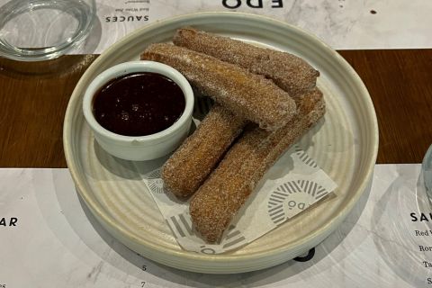 Churros at Edo restaurant