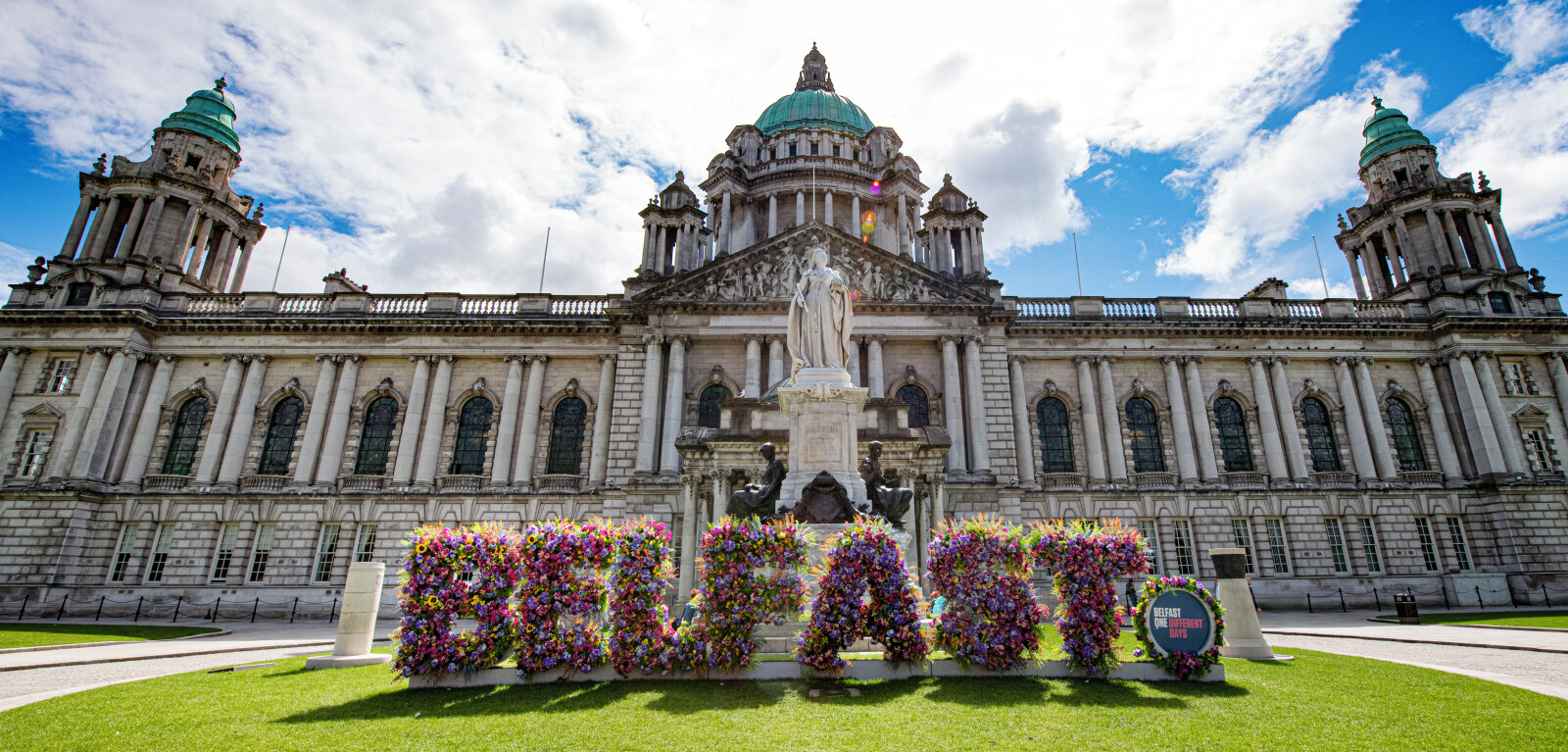 Front of Belfast City Hall