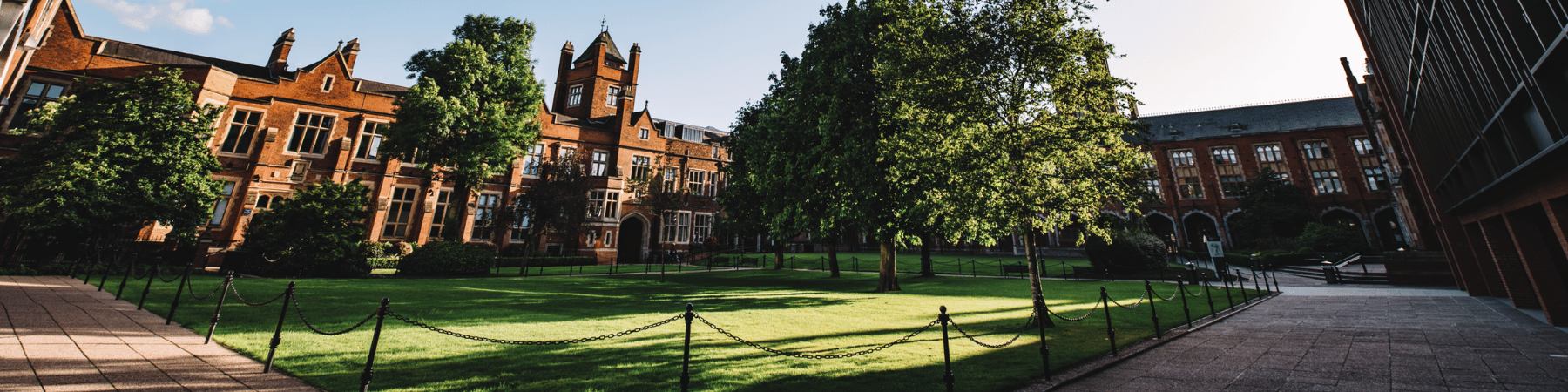 The quad at Queen's University Belfast