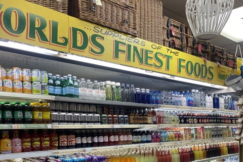 Drinks on display in Sawers Belfast