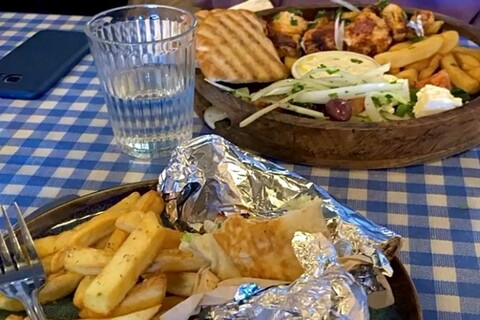 Food from Tzatziki Belfast