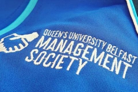 Queen's Management Society merchandise