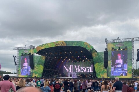 Nell Mescal performing at Belsonic