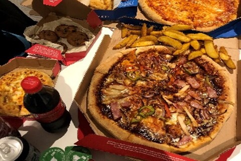 Food from Dominos pizza