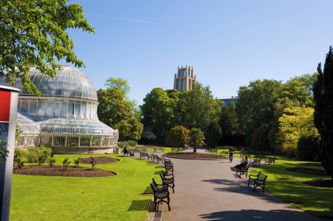 The McClay Library from Botanic Gardens